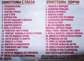 Там много перлов помимо с глаза! Особенно, плохой запах из-за рта