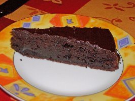 Шоколадный пирог (торт) из квашенной капусты.