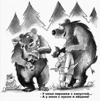 Голодный медведь загнал рабочих на вышку и съел их тушенку