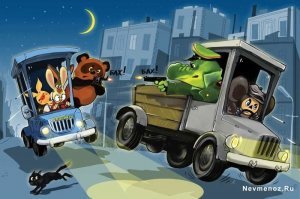 15 работ российского художника, который совмещает всем знакомое прошлое с вымышленным будущим