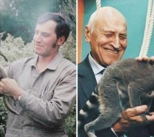 Николай Дроздов в молодости и сейчас
