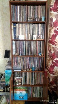 Это где-то четверть от всего винила моего, ) хвалюсь), а CD даже не считано.)
