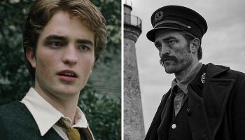 Тут  кадр и нового фильма с Робертом Паттинсоном,- " МАЯК"