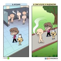 А почему только Сингапур и Индонезия? В России, к сожалению, тоже так...