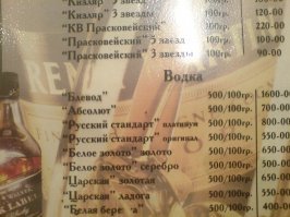 Был как-то в кафе... Как называется самая дорогая водка?