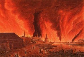 Может пожар Москвы 1812 года снять?