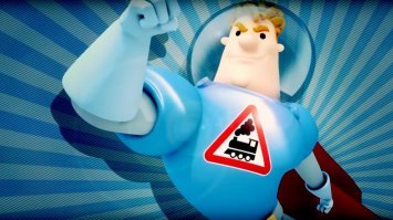 Аркадий Паровозов:
- ... всё бывает, так сказать. Потому что мимо, дети, я могу не пролетать!