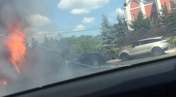 «Еду такой, еду…» — видео мощного взрыва автомобиля в Одинцово