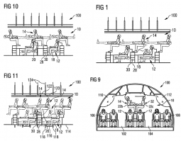 Авиастроитель Airbus получил патент на двухуровневое уплотнение пассажирских сидений 

Один из известнейших в мире производителей самолётов Airbus получил 1 октября патент на систему «размещения пассажирских кресел в транспорте», ключевой особенностью которой является двухъярусные сиденья, уплотняющие рассадку и увеличивающие вместимость салона. Об этом сообщает Quartz.

В патенте меры по увеличению вместимости салона самолёта объясняются «взглядом с экономической точки зрения». По мнению представителей Airbus, в современных видах транспорта важно использовать имеющееся пространство наиболее эффективно, а существующие методы рассадки пассажиров не задействуют большой объём пустого пространства в верхней части фюзеляжа.

В Airbus предложили ставить сиденья на двух уровнях. На иллюстрациях видно, что ярусы предлагается чередовать, и в патенте говорится о разных вариантах реализации: например, нижний уровень могут немного «утопить» в пол салона, а верхний разместить под крышей вместе с небольшой персональной лестницей для подъёма.

Рассадка может предполагать разное направление сидений. Например, на верхнем ярусе пассажиры могут сидеть лицом друг в другу (в этом случае потребуется лишь одна общая лестница) как параллельно нижнему уровню, так и под углом 90 .

В патенте уточняется, что кресла на обоих ярусах должны иметь возможность как вертикального расположения спинки, так и откидывания в горизонтальное положение   от 130 до 180 градусов. При этом в любом положении они должны обеспечивать комфорт для пассажиров на каждом из уровней, говорится в документе: на иллюстрациях ноги пассажира сверху в некоторых положениях упираются в голову нижесидящего человека.