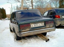 Отвалилась херобора, простите выхлопная.