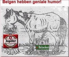 Шутка от соседей- бельгийцев. Голландское пиво, и вправду, так себе...