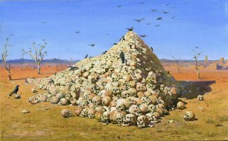 Василий Верещагин  "Апофеоз войны" .