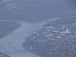 Исток Енисея, с права Каа-Хем(малый Енисей), с левой стороны Бии-Хем( большой Енисей). Кызыл. Тува