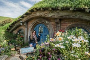 Ну прям деревня хоббитов. Только у тех двери круглые.