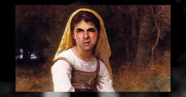 Современное искусство оно такое: классические портреты с лицами знаменитостей