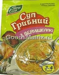 Вот была "классная" вещь, но тоже варить надо было. А ещё 1-2 картошины добавить (мелко порезанной)...