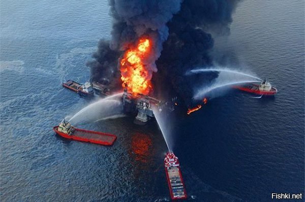 Видимо помогаламв 2010м ликвидировать последствия розлива нефти в Мексиканском заливе.
