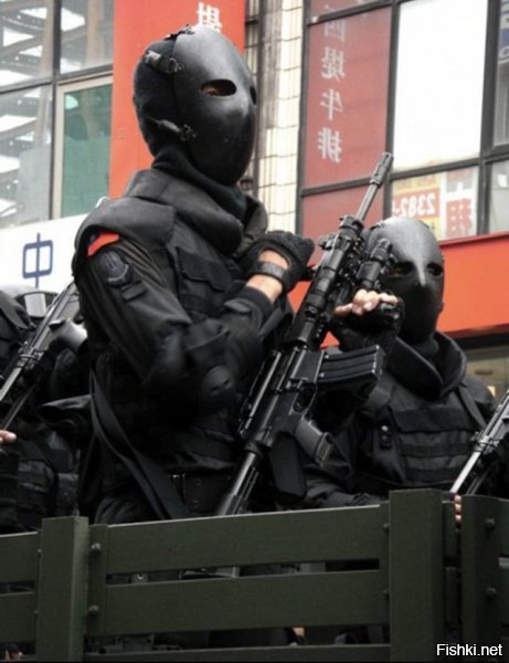 Бронемаска спецназа Тайваня.