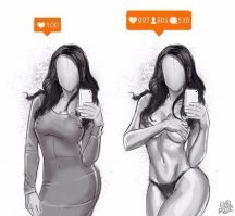 Российский художник Gudim показал всю суть Инстаграма и это горькая правда