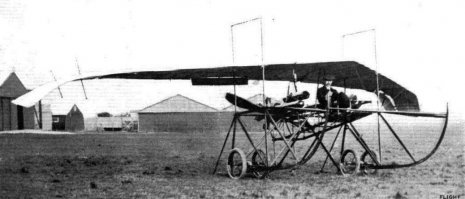 Бесхвостки начали летать аж в 1910-м. Они были созданы английским конструктором Д. Данном. А его планер D.1 летал ещё в 1907-м...