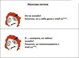 Народная мудрость о женской логике