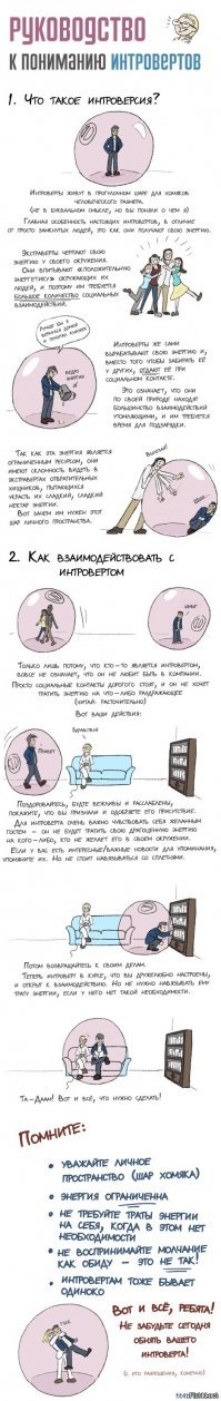 Что-то в этом посте все в кучу: социопатия и социофобия это психические расстройства, причем довольно-таки разные по смыслу...
А про интровертов лучше всего расскажет этот комикс: