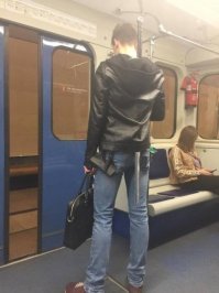 Чего только не увидишь в метро