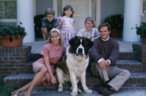 «Бетховен» (англ. Beethoven)   американская семейная комедия 1992 года, первый фильм одноимённой киносерии, снятый режиссёром Брайаном Левантом. В главных ролях снялись Чарлз Гродин и Бонни Хант. Это первый фильм из серии фильмов «Бетховен».
Слоган фильма: Четвероногий глава семьи. В кастинге приняли участие двенадцать собак породы сенбернар. Но Крис оказался склонным к играм: мог выпрыгнуть в окно, умереть по команде и сделать много других фокусов. Особенно ему нравилось слизывать еду с хозяйского стола. И все же дрессировка его для фильма заняла полгода.