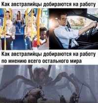 Фотка мужика за рулём явно не из Австралии. 
У них левосторонне движение - т.е. руль справа.