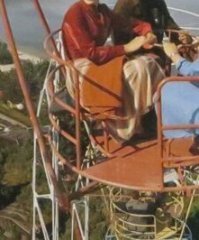 Всегда умиляли эти защитные цепочечки в кабинках колес обозрения