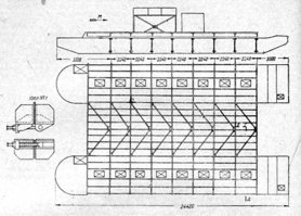 Собранные на болтовом крепеже, соединение на ф.1 Компоновка МО на ф.2,  соединительные фермы на ф.3