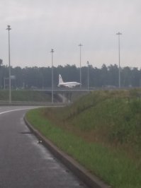 Транспортировка Ту-144 в Жуковском