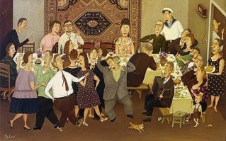 Художник, с тонким чувством юмора.
Подброшу еще его картины :