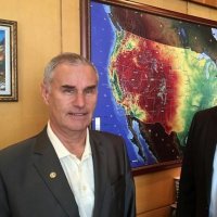 У генерального конструктора Российских стратегических ракетных комплексов, Юрия Соломонова, в кабинете висит карта США