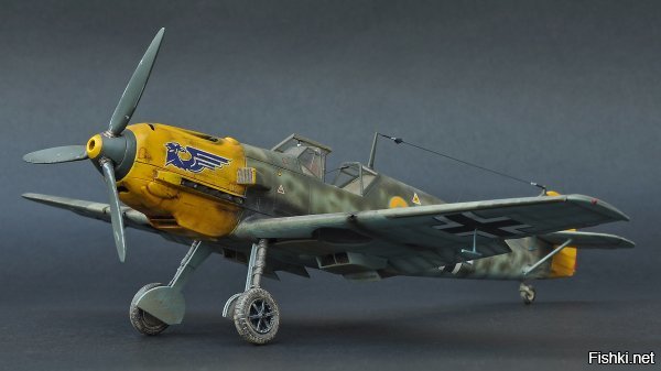 "Собственно, вот он, Bf.109E, или «Эмиль», с которым фактически немцы вступили во Вторую мировую войну. " - Это не Bf.109E, или «Эмиль», это  Bf.109G "Густав" Вот Эмиль :