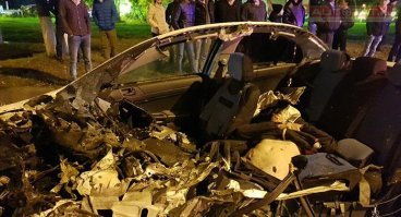 Авария дня. В Набережных Челнах пьяный водитель погиб, уходя от погони