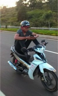 У нас так тоже один любил ездить. Похоронили.
