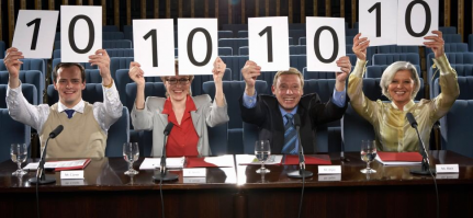 Забавный казус во время выступления по художественной гимнастике