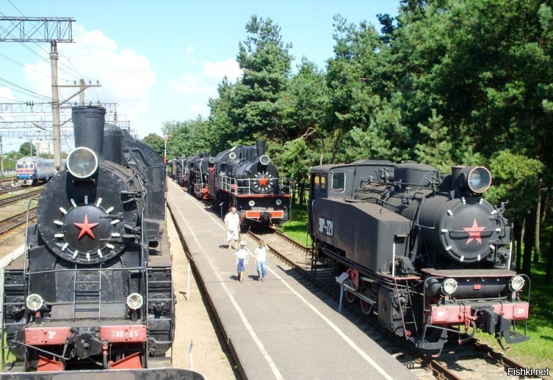 В Беларуси, в г. Барановичи существует целый музей железнодорожного транспорта...
