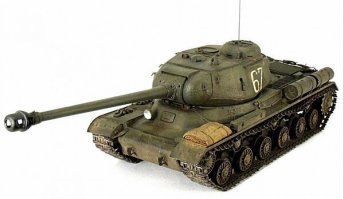 Первые пять танков Тигр сошли с конвейера в 1942 году. После их боевого опробования (это когда четыре были потеряны) производство было остановлено и проект был доработан (объем доработок около 64%).
Фактически в серию пошел танк образца 1943 года.

Первый танк ИС сошел с конвейера в 1943 году. Был сильно модернизирован и в серию пошла модель от октября 1943 года (Постановление ГКО ГКО № 4479 от 31 октября 1943 года). Первый бой танки ИС-2 приняли в начале декабря 1943 года.

***********

Так-что автор сравнивает ИС-2 образца 1943 года (именно он на фото) со "старичком" Т-6 (Panzerkampfwagen VI) "Tiger Ausf.E" образца 1943 года с внесенными в Т-6 модификациями от января 1944 года.....