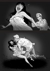 15 жутких комиксов с примесью черного юмора и неожиданными концовками