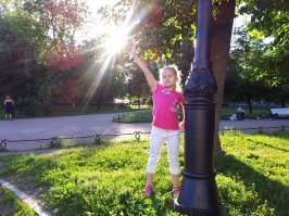 Доча тоже ничего получилась.