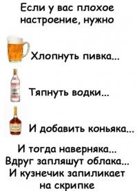Алкопост на вечер этой пятницы