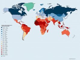 20 удивительных карт, которые показывают нам то, о чём мы не задумывались