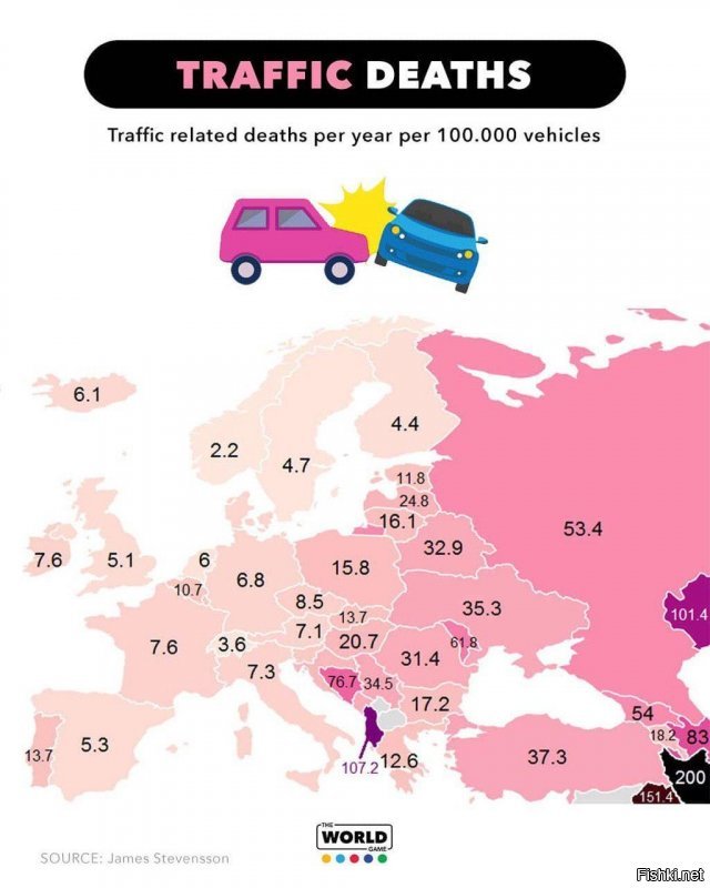 20 удивительных карт, которые показывают нам то, о чём мы не задумывались