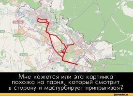 Бегун использует карту в качестве холста, создавая рисунки своими маршрутами пробежек