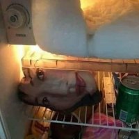 Значит там и такая жена, морозильник посмотрите как наморозился... я бы сам сбежал от такой