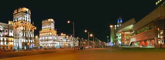 Привокзальная площадь Минска 40-50 лет назад.Как давно это было,и две фотки современности.