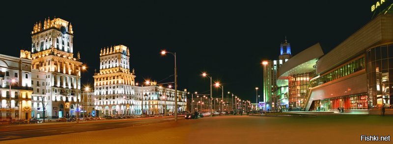 Привокзальная площадь Минска 40-50 лет назад.Как давно это было,и две фотки современности.