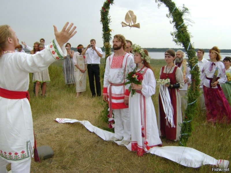 Настоящая свадьба и духовный союз выглядит так .